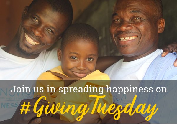 Join us in spreading happiness on #GivingTuesday