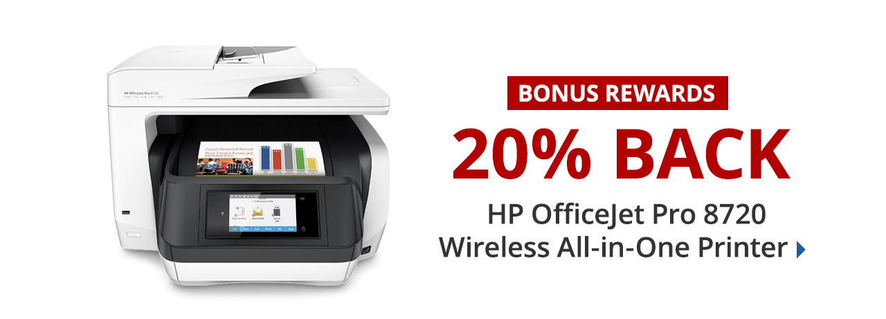 20% back in rewards on HP Officejet Pro 8720