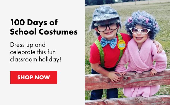 100 Days of School Costumes | Dress up and celebrate this fun classroom holiday! | SHOP NOW