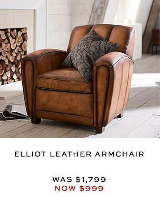 ELLIOT LEATHER ARMCHAIR