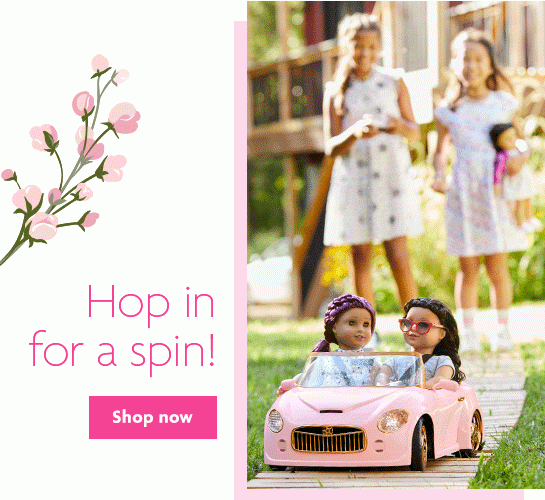 Hop in for a spin! - Shop now