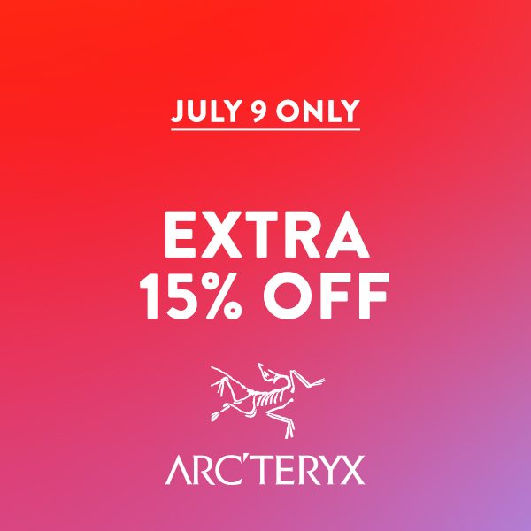 Extra 15% off Arc'teryx