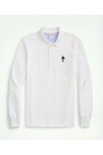 Henry Supima® Long-Sleeve Polo Shirt