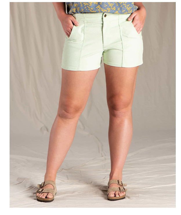 Women's Coaster Cord Short in Elderflower