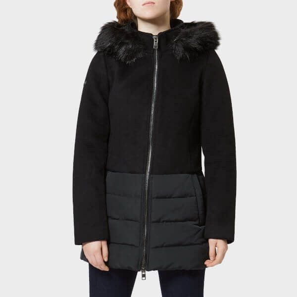 Wool Padded Hybrid Coat