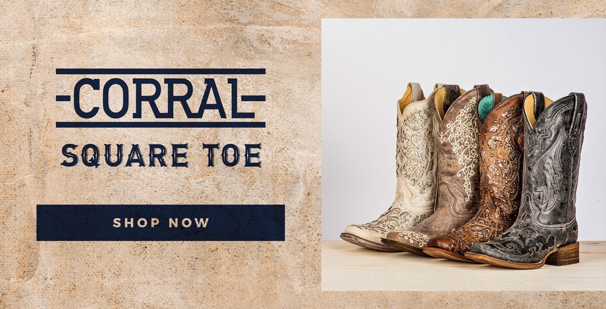 Shop Corral Square Toe Now