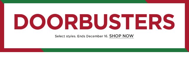 doorbusters. shop now.