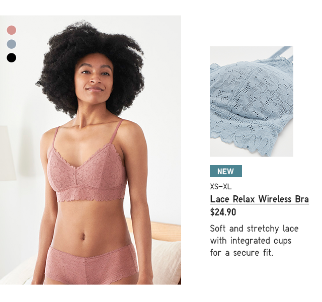 PDP3 - WOMEN LACE RELAX WIRELESS BRA 