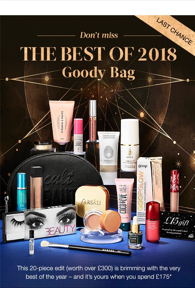 THE BEST OF 2018 GOODY BAG