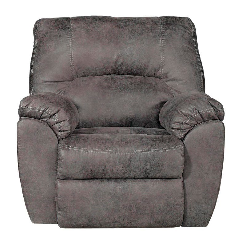 Pewter Gray Rocker Recliner - Mcneil