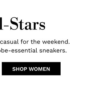 Fall All-Stars | Shop Women's Sneakers