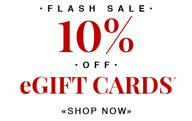 TODAY ONLY - 10% OFF eMOOD GIFT CARDS ONLINE ONLY