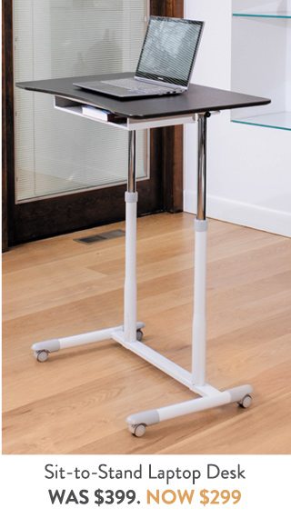 Sit-to-Stand Laptop Desk