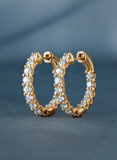 Hoops that bring your look full circle.