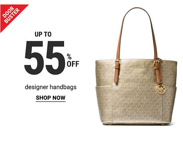 Door Buster. Up to 55% off designer handbags featuring $99.99 Dooney & Bourke leather tote. Shop now.