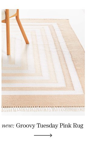 Groovy Tuesday Handwoven Rug by Leanne Ford