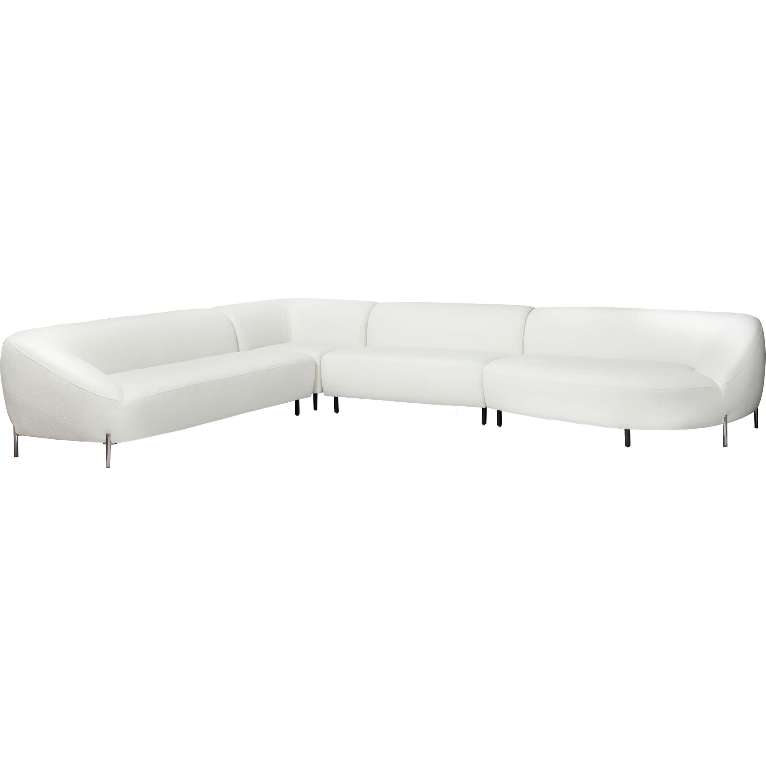 Image of Korren 4 Piece Sectional, Dane Chalk