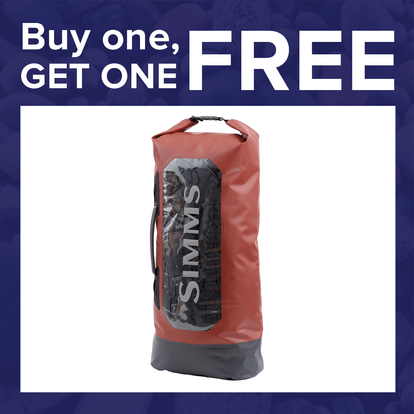 Buy 1, Get 1 FREE on Simms Dry Creek Roll-Top Bags!
