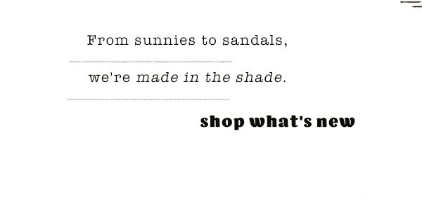 Shop new arrivals.