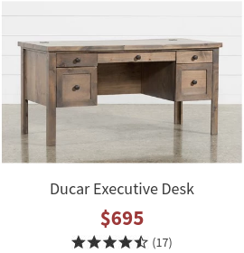 ducar executive desk