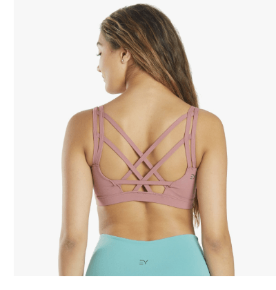 Everyday Yoga Radiant Solid Strappy Back Sports Bra