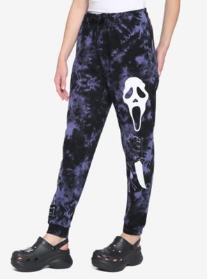 Scream Ghost Face Tie-Dye Girls Sweatpants