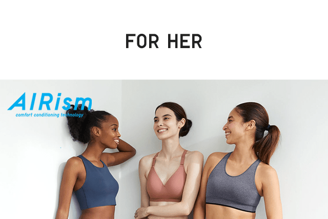 BODY1 - WOMEN AIRISM ACTIVE BRA TOPS