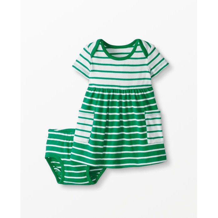 Bright Baby Basics Dress in Organic Cotton