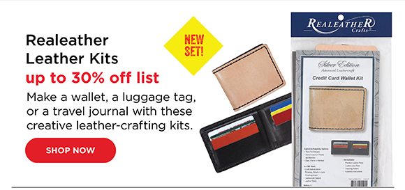 Realeather Leather Kits - up to 30% off list