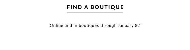 FIND A BOUTIQUE