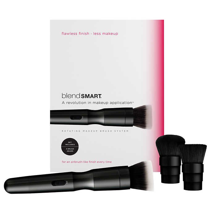 blendSMART Rotating Makeup Brush with Powder, Blush & Foundation Heads