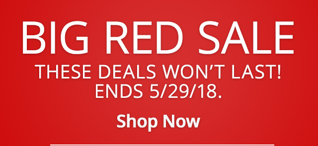 Big Red Sale Shop Now