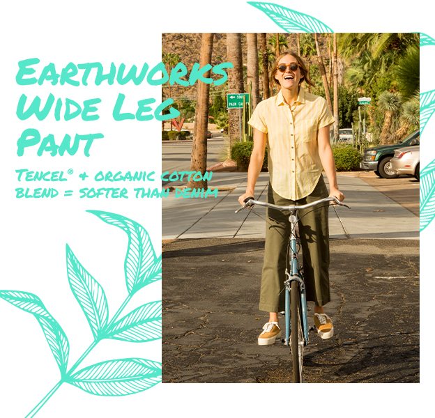 Shop Earthworks Wide Leg Pant