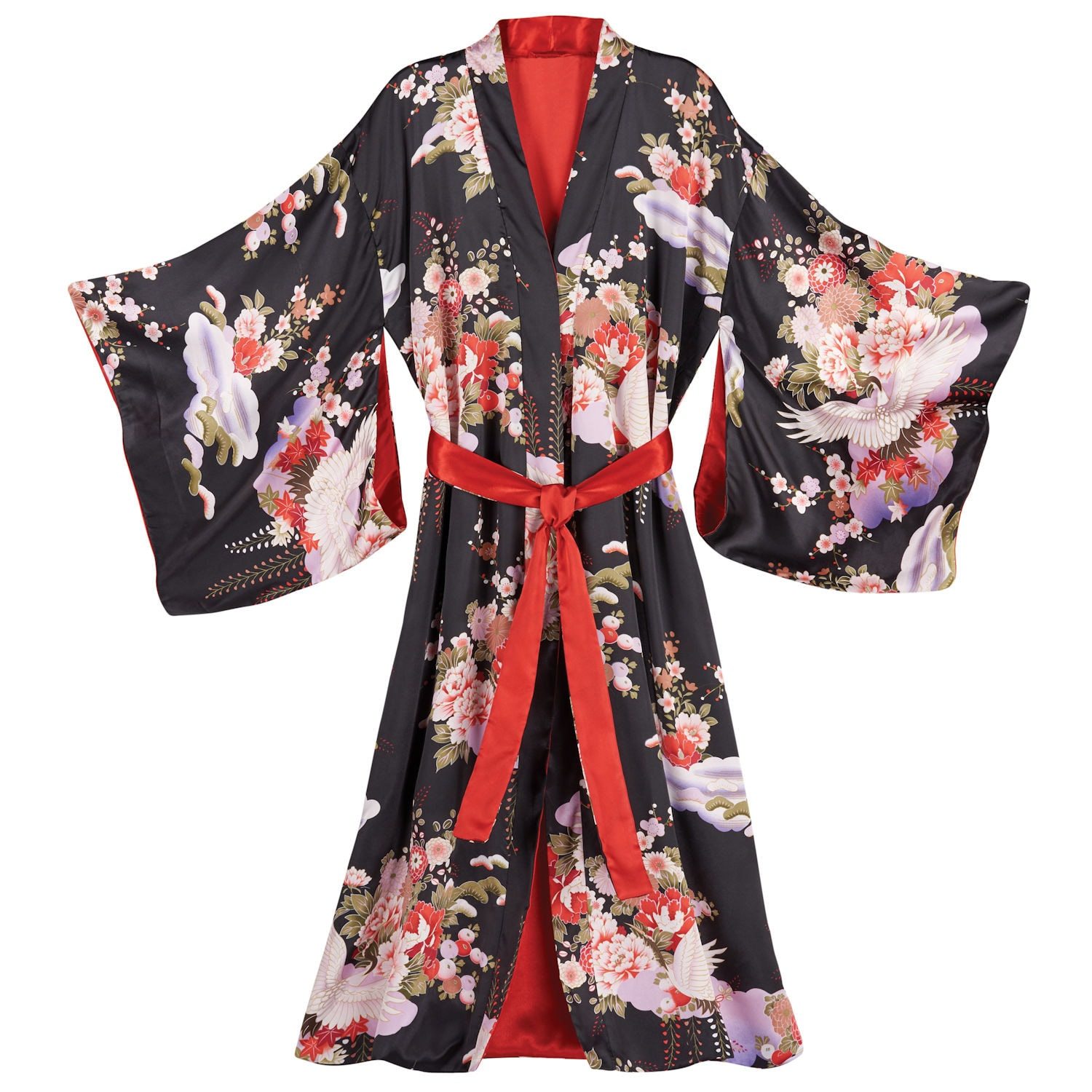 Satin Kimono Robe