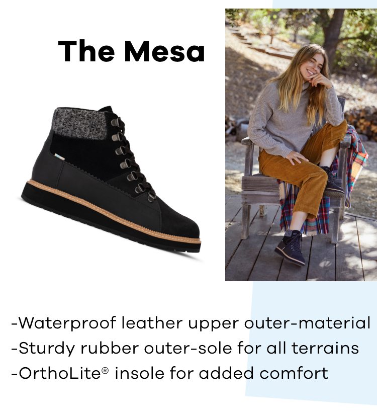 Toms Mesa Waterproof Hiker Womens Boots