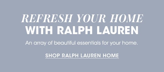 SHOP RALPH LAUREN HOME