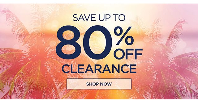 Save Up to 80% Off Clearance