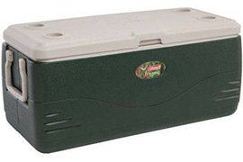 Coleman Xtreme 150 qt Cooler (Green) - Holds up to 223 Cans, 2-Way Handles & 4 Built-in Cup Holders