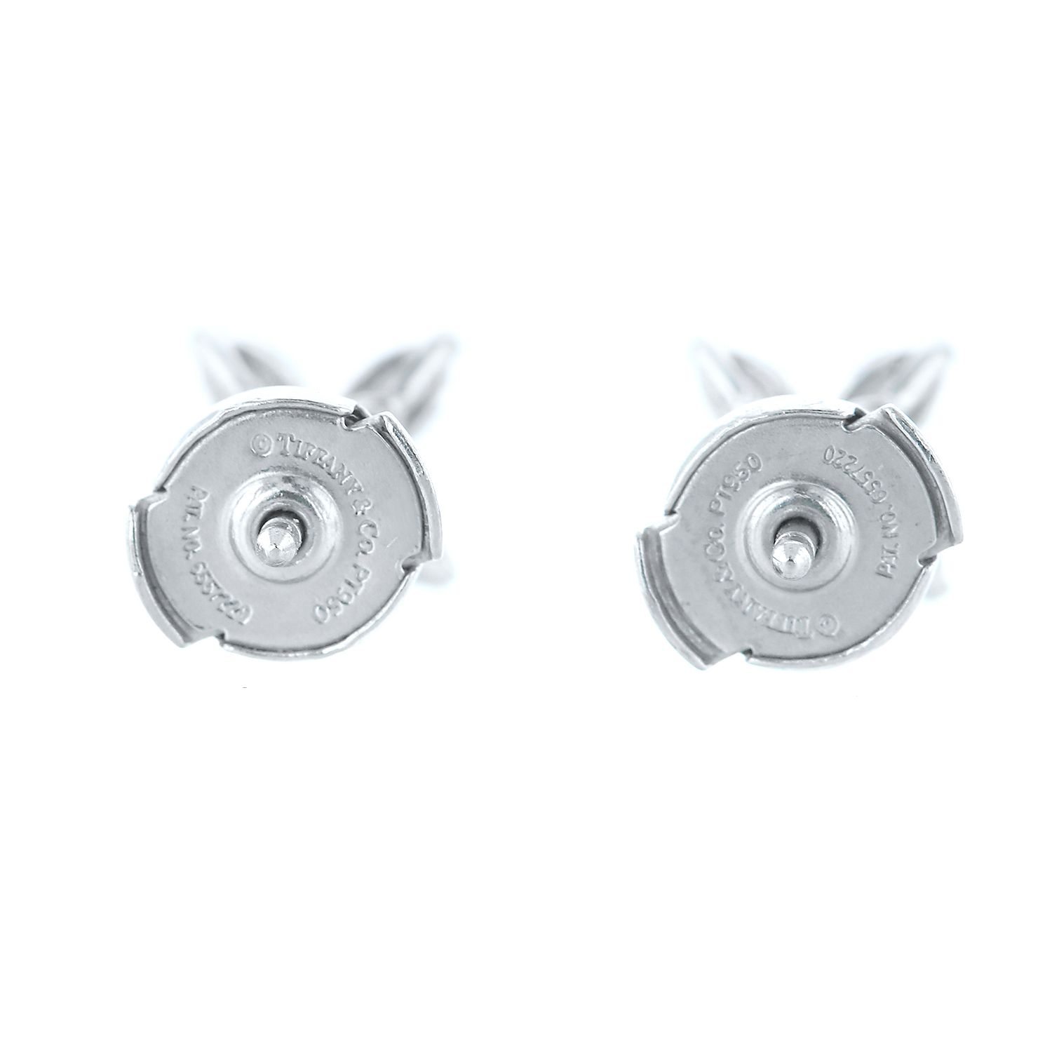 Image of Tiffany & Co. Victoria Diamond Earrings in Platinum 