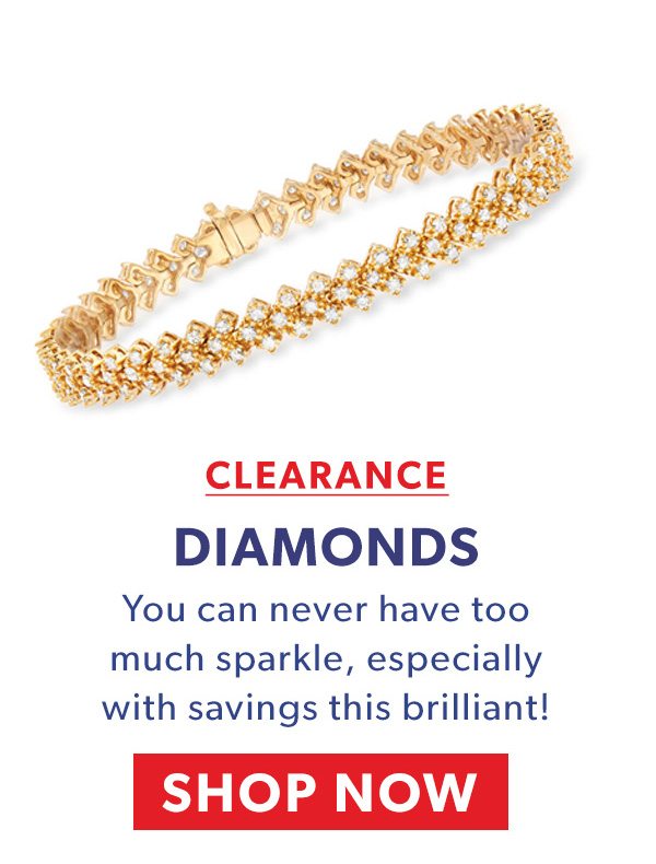 Clearance Diamonds. Shop Now