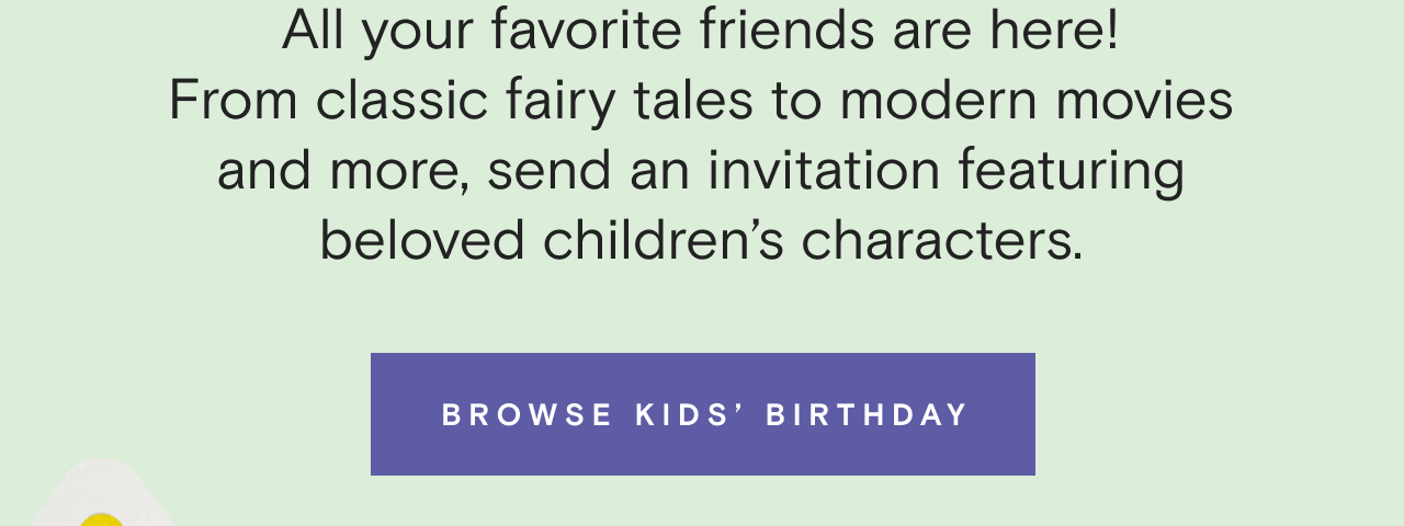 BROWSE KIDS' BIRTHDAY