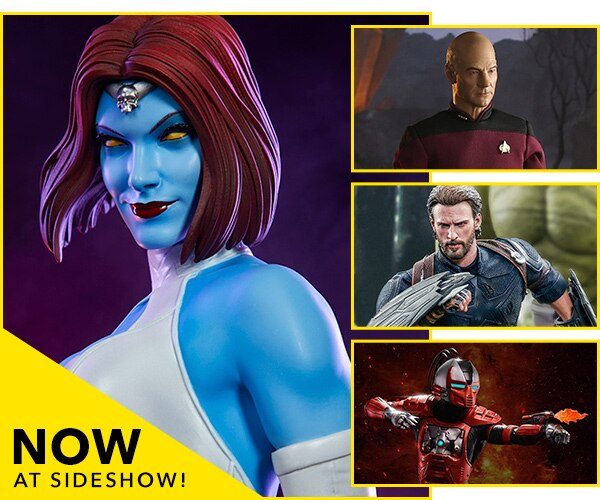 Now Available at Sideshow - Mystique, Jean-Luc Picard, Captain America!