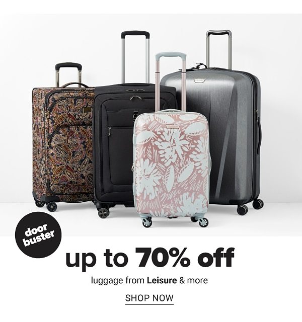 Up to 70% off Luggage from Leisure and more - Shop Now