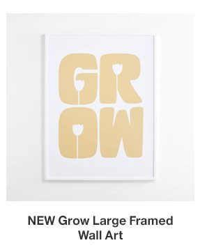 Grow Large Framed Wall Art