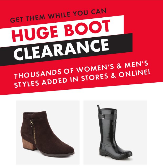 dsw boots clearance