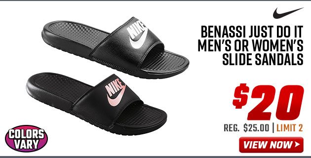 Nike Benassi Just Do It Men's or Women's Slide Sandals