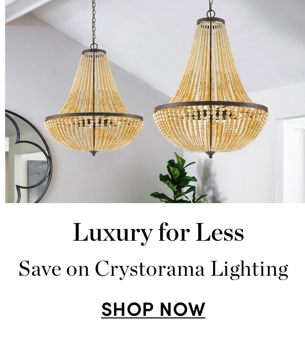 Save on Crystorama Lighting