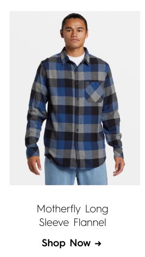 Motherfly Long Sleeve Flannel