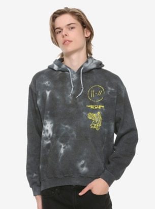TWENTY ONE PILOTS BANDITO TIE DYE HOODIE HT EXCLUSIVE
