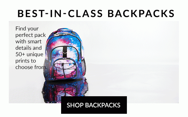 BEST-IN-CLASS BACKPACKS - SHOP NOW